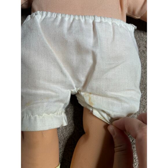 Vintage My Dream Baby B.B. Made in Spain 1980's Yarn Hair Sleep Star Eyes 18" - Picture 7 of 7